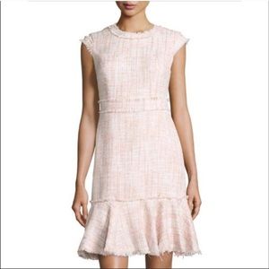 Nanette Lapore pink tweed dress